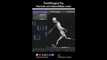 Tip van Touchdesigner: Normale maten, opblazen en leeg laten lopen van mesh