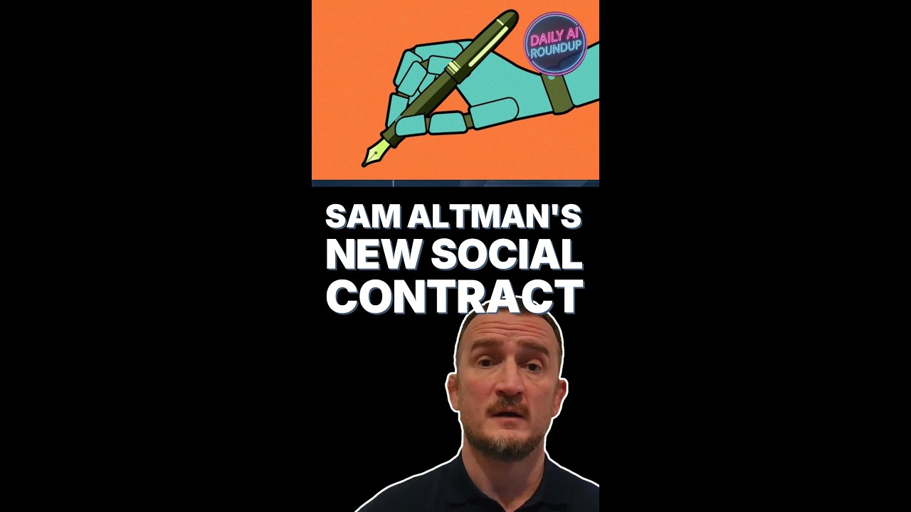 Sam Altman Proposes a New Deal for Superintelligence - Robot Taxes and Wealth Funds