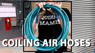 Coiling Air Compressor Hoses