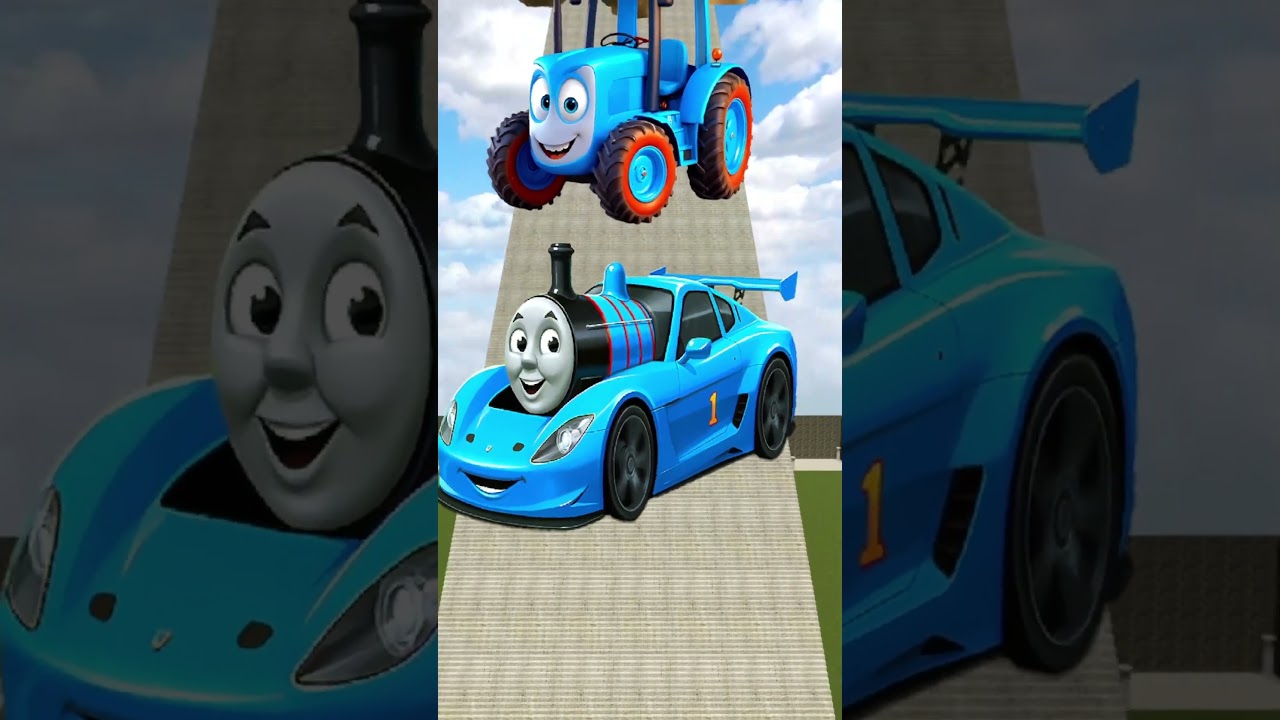 ALL SIZE THOMAS THE TANK ENGINE TRAIN CAR PLANE NEXTBOT ARMY FAMILY STAIRS Garry's Mod