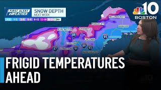 Blast of frigid air and more chances of snow ahead
