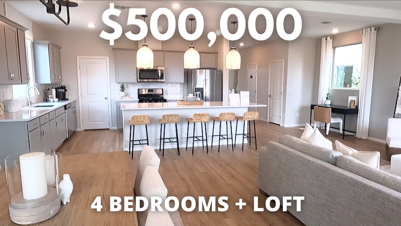 Quinn Canyon Las Vegas home for Sale $520K - Juniper by American West - 4 Bedrooms and a Loft