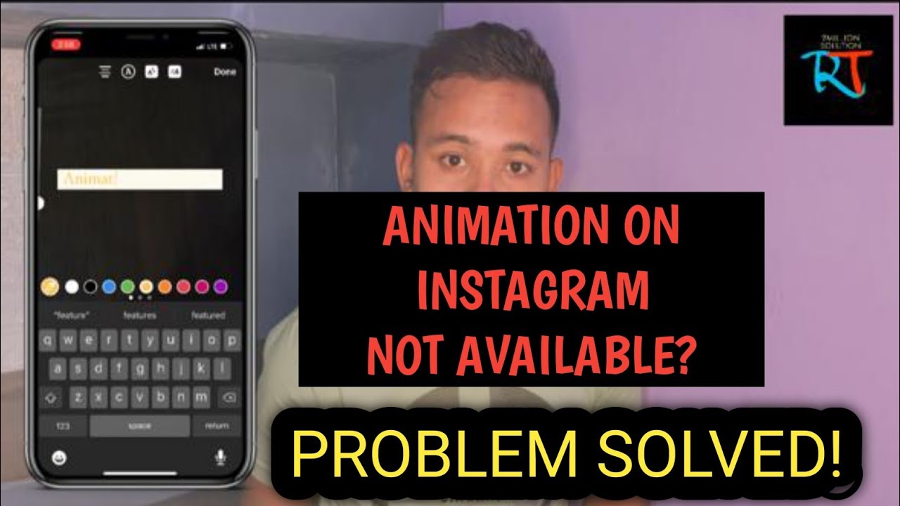 Animation Text Story Features On Instagram Not Available Problem Solved || New Update Instagram