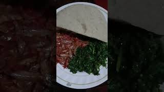 Sardines, Traditional Vegetable & Sima.