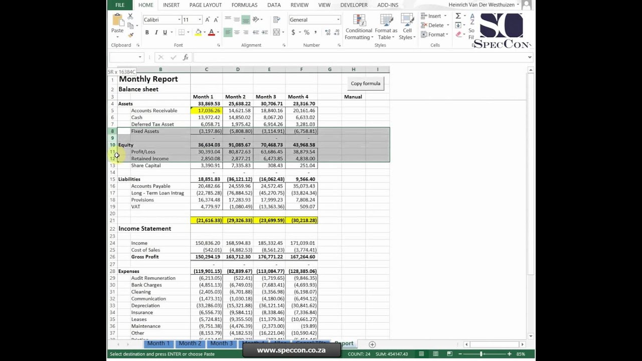 Customizing the report - YouTube