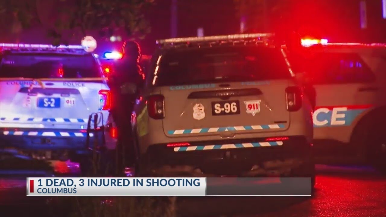One dead, three injured in northeast Columbus shooting - YouTube