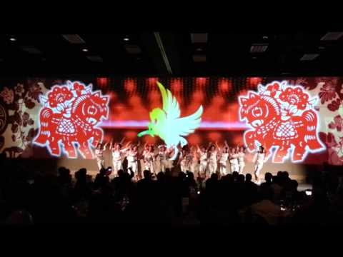 2014 萨屯春节联欢晚会 剪纸姑娘