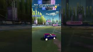Playing with friend is a recipe for disaster 💀😂 #rocketleague #rl