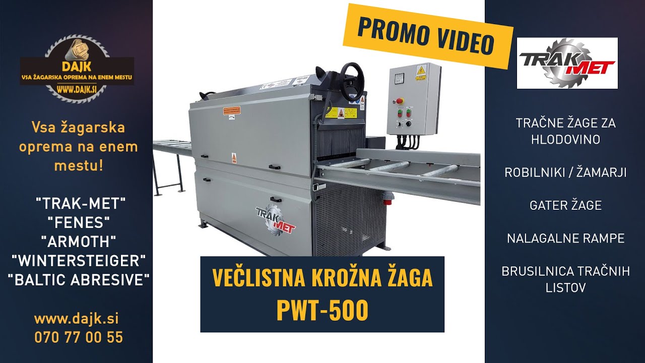 Večlistna krožna žaga Trak-Met PWT-500