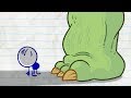 Pencilmate Doesn't Want to be a Hero -in- OH MY GODZILLA - Pencilmation Cartoons