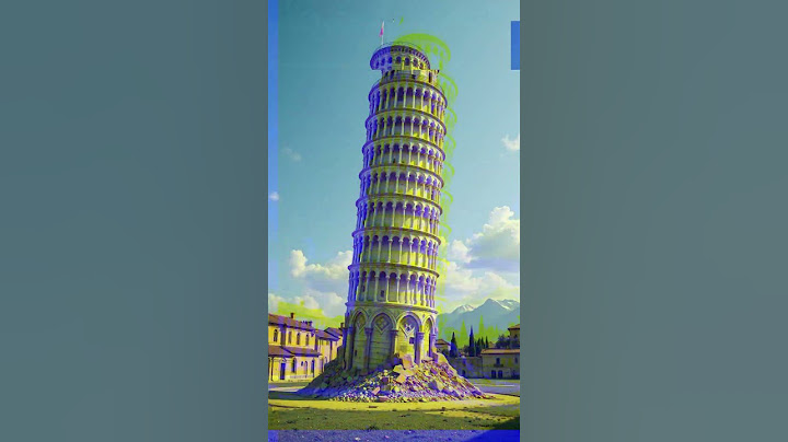 POR QUÉ ESTÁ INCLINADA LA TORRE DE PISA?