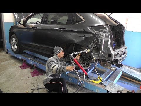 Вытяжка крыла автомобиля