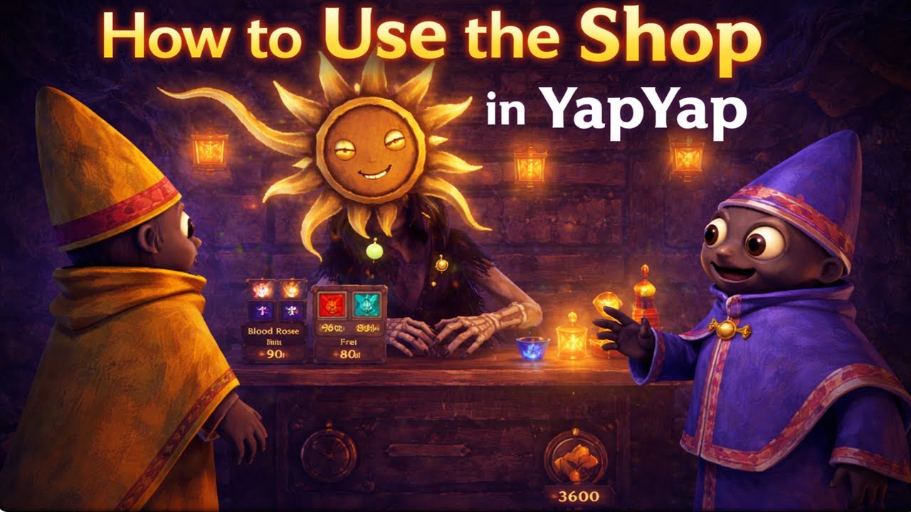 How to Use the Shop in YapYap (Step by Step)
