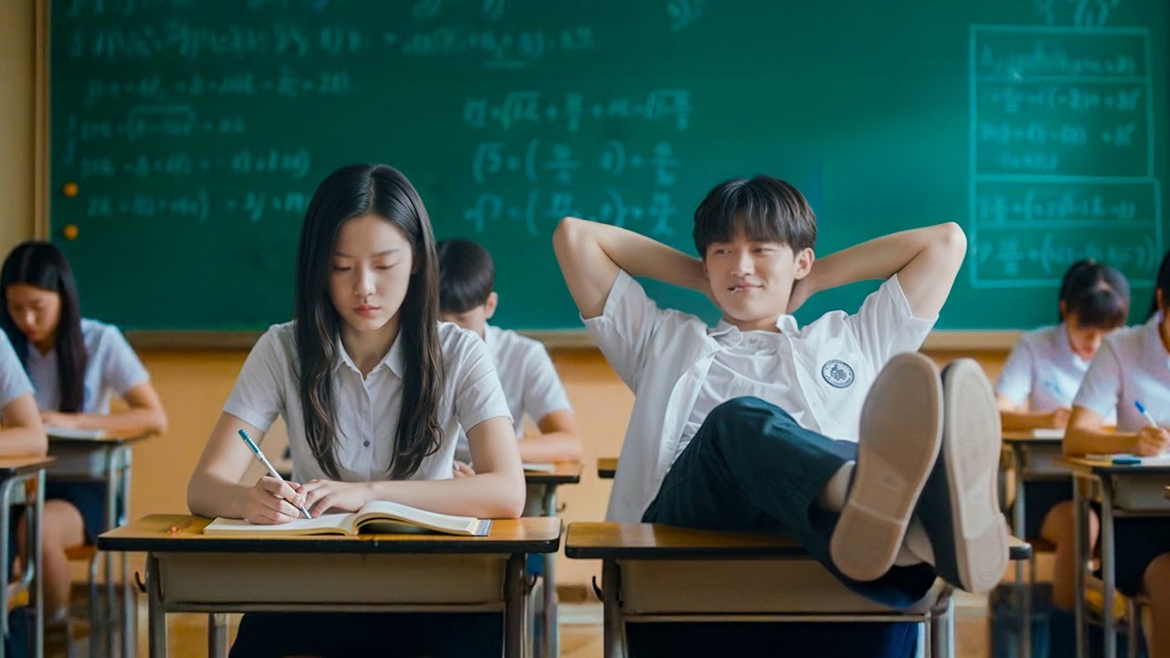 From a cold, aloof school boss, he gradually warmed up after catching feelings for his seatmate