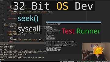 Seek() Syscall & Tests | 32 Bit OS Dev (in C)
