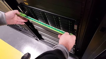 Removing and Replacing the front bezel on a Nimble Storage AFA Array