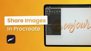 How to share an image from Procreate. Wealth