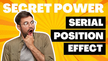 What is the Serial Position Effect: 5 Life-Changing Strategies You Need to Know