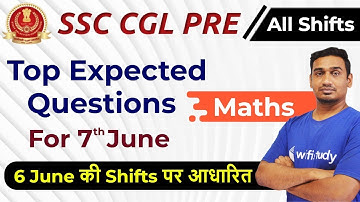 10:00 PM - SSC CGL 2018 | Maths Ki Pathshala by Santosh Sir | Top Expected Questions