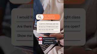 How to Search for Classes by Time