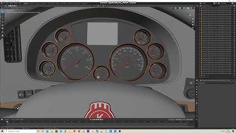 FS19 Modding Kenworth T680 Blender Work