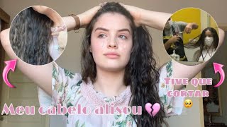 Tive Alisamento Térmico Precisei Cortar Meu Cabelo