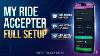 My Ride Accepter 🚀 Full Installation Process Working On Ola And Rapido 🔥 screenshot 3