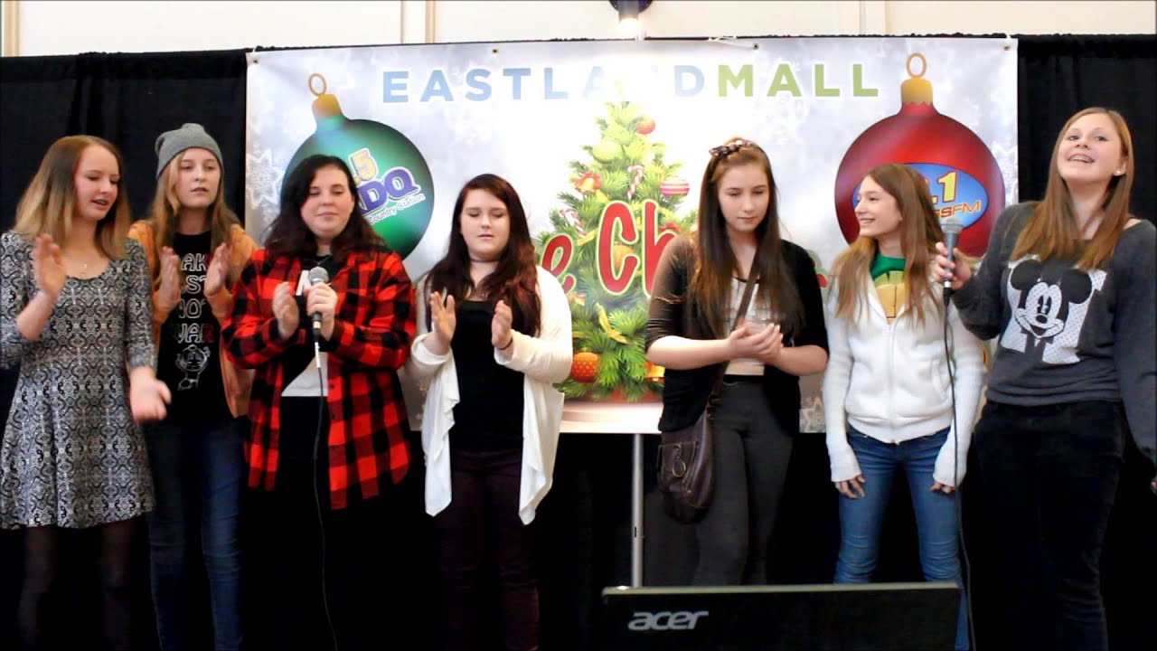 The Rockettes Sing "Rudolph the Red Nose Reindeer" at Eastland Mall's