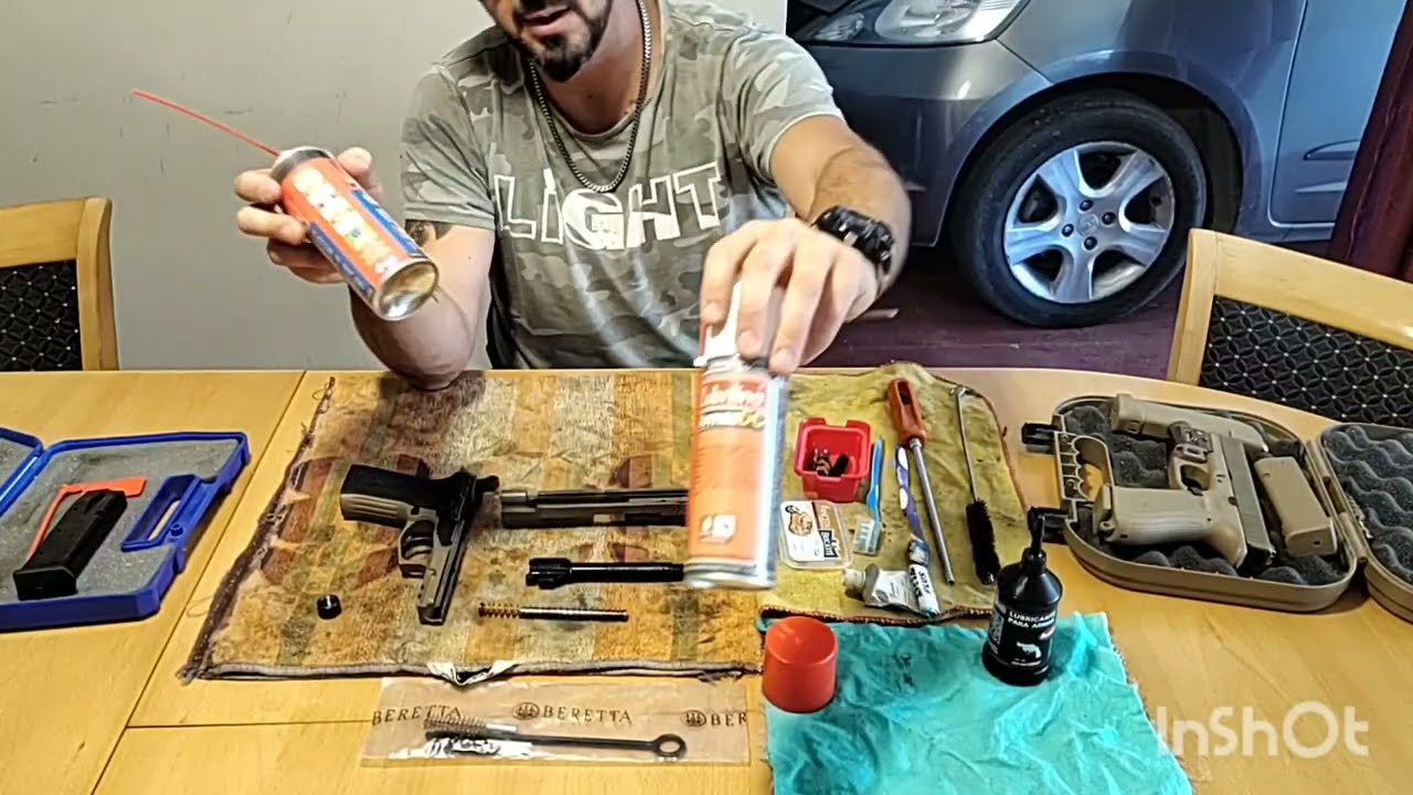 Que hacer antes de usar un arma nueva por primera vez . Limpieza de arma