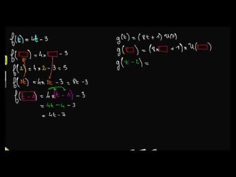 Exemple avec f(t) = 4t - 3 : d) sur une fonction causale g(t), donner g(t - 2)