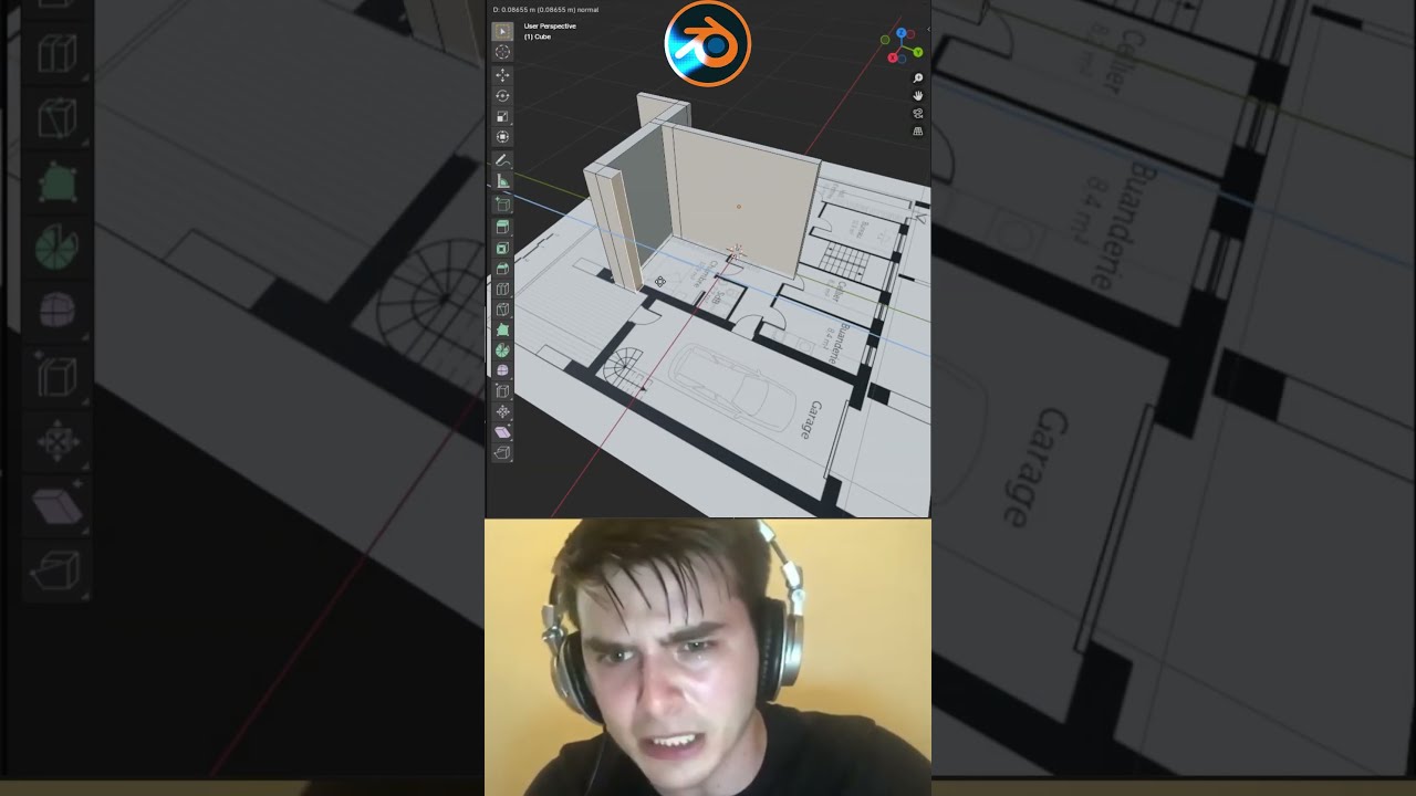 Blender Noob Vs Pro Artist Convert Image To 3D Shapes 