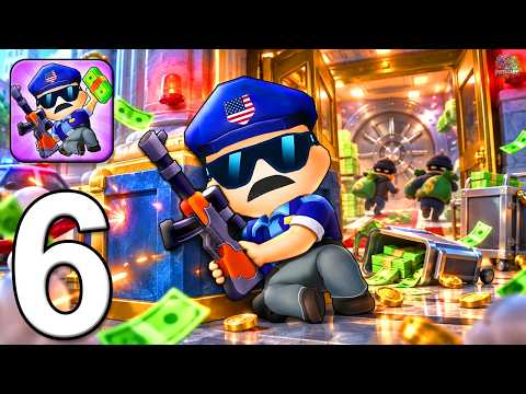 Heist Busters - Gameplay Walkthrough Part 6 - Impossible Bank Defense (iOS, Android)