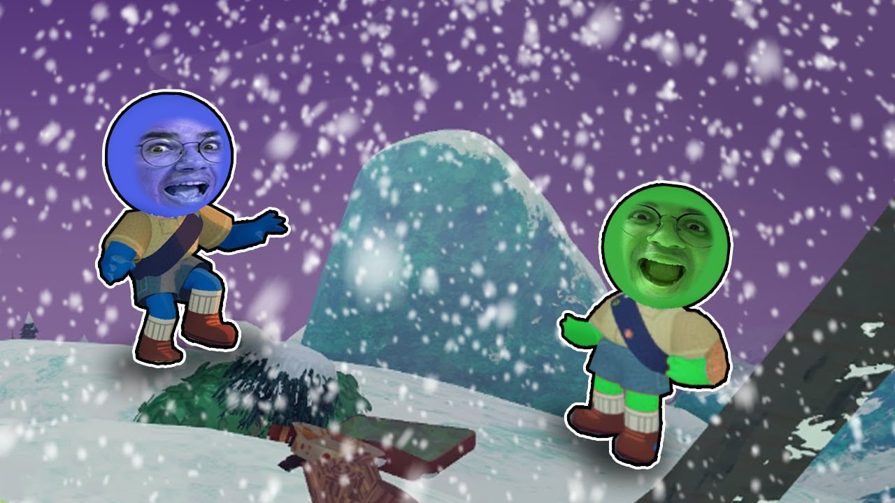 VIRAMOS BONECOS DE BORRACHA PERDIDOS NA MONTANHA GELADA COM NEVASCA!