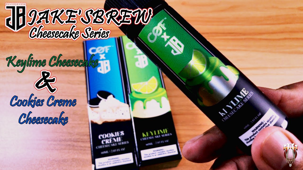 JakesBrew X COF Cheesecake Series: Keylime Cheesecak & Cookies Creme Cheesecake.
