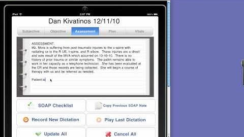 Copy Previous Note through iPad - Free iPad EHR | drchrono