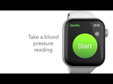 The new independent Qardio app for Apple Watch.