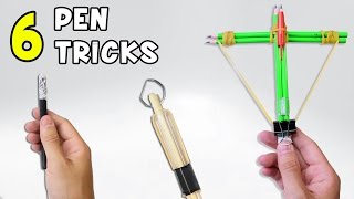 6 Things you can make with Pens or Pencils | Pen Life Hacks