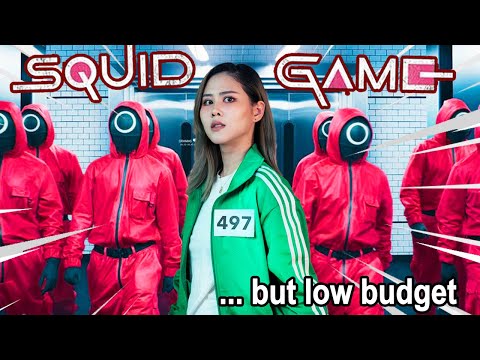 SQUID GAME, but with NO BUDGET 😭 【SQUID GAME PARODY SONG】| MiniMoochi