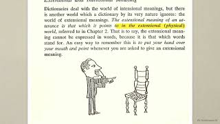 The Epistemological Divide: Extensional and Intensional Meaning
