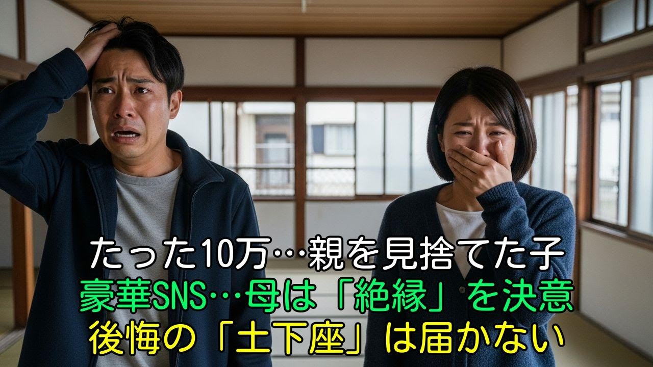 【衝撃】「たった10万円を出し惜しむのか」息子と娘に…母は家を売り、姿を消した