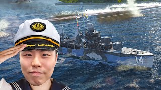 [월드 오브 워쉽] 해군에 재입대 했습니다👨🏻‍✈️ (World of Warships)