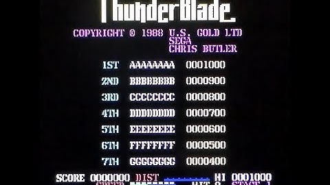 Thunder Blade (Revisited) On Commodore 64