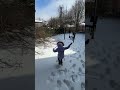 Blowing bubbles in the snow (was so cold outside)