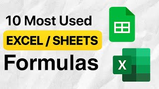Top 10 Most Used Formulas in MS Excel and Google Sheets