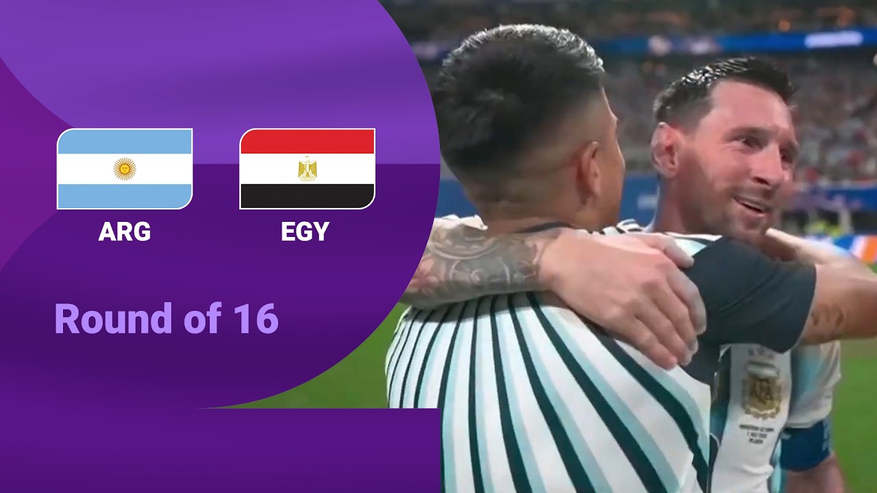 Argentina 3-2 Egypt | Round of 16 | FIFA World Cup 2026™ Highlights