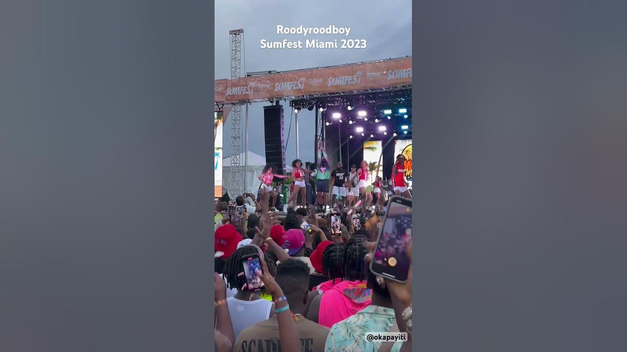 Roodyroodboy Performance Sumfest 2023 in Miami. sumfest haiti Miami