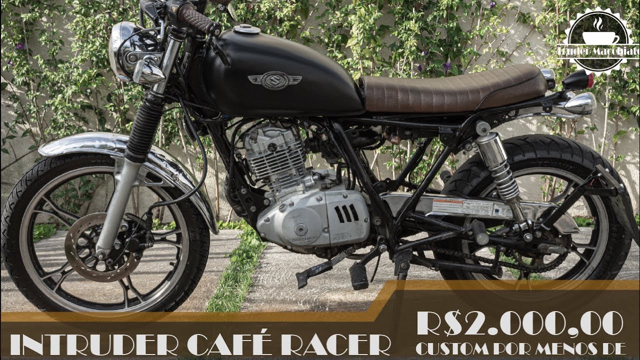 intruder 125  Motos customizadas, Estilo cafe racer, Intruder 125 custom