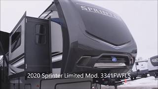2020 Sprinter Limited Mod. 3341FWFLS For Sale at Terry Frazer's RV Center