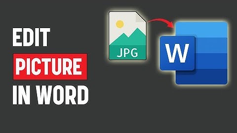 Een afbeelding bewerken in Microsoft Word