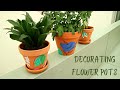 DIY: Decorating Terracotta Flower Pots